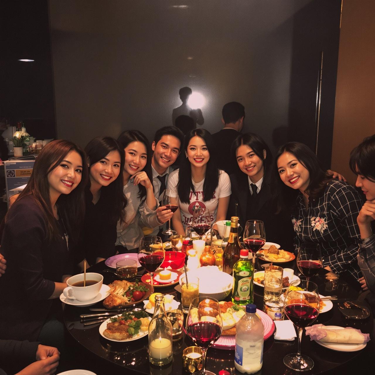 今日黑料爆料 - 明星私下聚会被拍，多位大咖同框